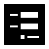 graphic icon of a contact form